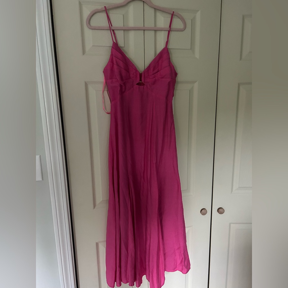 NWT selfie leslie sunshine daze pleated bust midi dress